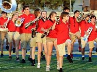 The Band, Cheerleaders, &#38; Students at Clyde, August 18, 2023