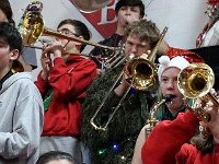 Cheerleaders, Pep Band, &#38; Students vs. Huron, December 19, 2023
